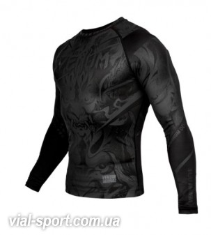 Рашгард Venum Devil Rashguard Long Sleeves Black Black