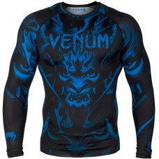 Рашгард Venum Devil Rashguard Long Sleeves Blue Black