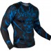 Рашгард Venum Devil Rashguard Long Sleeves Blue Black