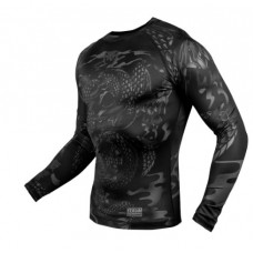 Рашгард Venum Dragons Flight Rashguard Long Sleeves Black Black