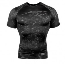 Рашгард Venum Dragons Flight Rashguard Short Sleeves Black Black