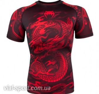 Рашгард Venum Dragons Flight Rashguard Short Sleeves Red