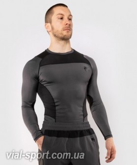 Рашгард Venum G-Fit Rashguard Long Sleeves Grey Black