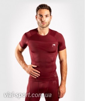 Рашгард Venum G-Fit Rashguard Short Sleeves Burgundy