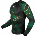 Рашгард Venum Green Viper Rashguards Long Black Green