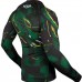 Рашгард Venum Green Viper Rashguards Long Black Green