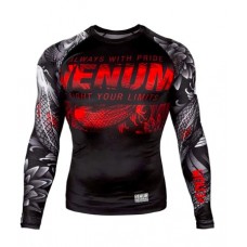 Рашгард Venum Koi 2.0 Rashguards Long Black White