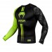 Рашгард Venum Logos Rashguard Long Sleeves Black Neo Yellow