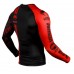 Рашгард Venum Logos Rashguard Long Sleeves Black Red