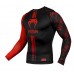 Рашгард Venum Logos Rashguard Long Sleeves Black Red