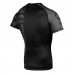 Рашгард Venum Logos Rashguard Short Sleeves Black Black