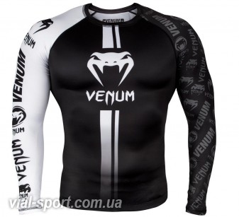 Рашгард Venum Logos Rashguards Long Black