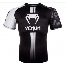 Рашгард Venum Logos Rashguards Short Black