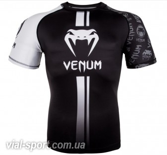 Рашгард Venum Logos Rashguards Short Black