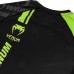 Рашгард Venum Logos Short Sleeves Rashguard Black Neo Yellow