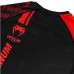 Рашгард Venum Logos Short Sleeves Rashguard Black Red