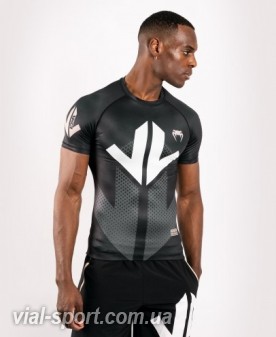 Рашгард Venum Loma Arrow Short Sleeves Rashguards Black White