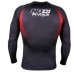 Рашгард Venum No Gi IBJJF Approved Rash Guard Black Red