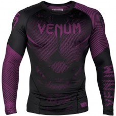 Рашгард Venum NoGi 2.0 Rashguard Long Sleeves Black Purple