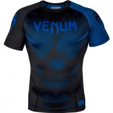 Рашгард Venum NoGi 2.0 Rashguard Short Black Blue