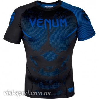 Рашгард Venum NoGi 2.0 Rashguard Short Black Blue