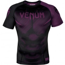 Рашгард Venum NoGi 2.0 Rashguard Short Black Purple