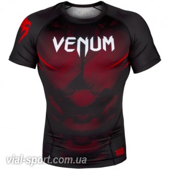 Рашгард Venum NoGi 2.0 Rashguard Short Black Red