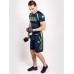 Рашгард Venum Origins Rashguard Short Sleeves Loma Edition Blue Yellow