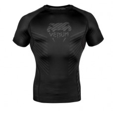 Рашгард Venum Plasma Rashguard Short Sleeves Black Black