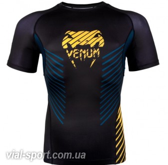 Рашгард Venum Plasma Rashguard Short Sleeves Black