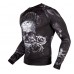 Рашгард Venum Santa Muerte 3.0 Rashguards Long Black White