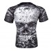 Рашгард Venum Santa Muerte 3.0 Rashguards Short Black White