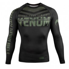 Рашгард Venum Signature Rashguard Long Sleeves Black Khaki Exclusive