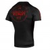 Рашгард Venum Signature Rashguard Short Sleeves Black Red