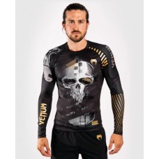 Рашгард Venum Skull Rashguard Long Sleeves Black 