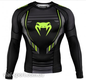 Рашгард Venum Technical 2.0 Rashguards Long Black Yellow