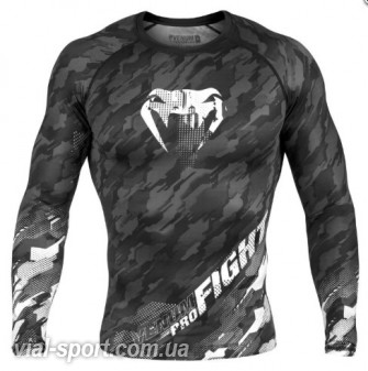 Рашгард Venum Tecmo Rashguard Long Dark Grey