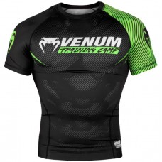 Рашгард Venum Training Camp 2.0 Rashguard Short Black Neo Yellow