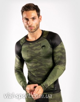 Рашгард Venum Trooper Rashguard long sleeves forest camo black