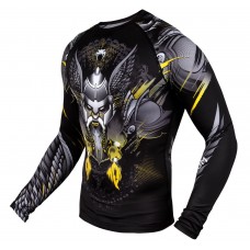 Рашгард Venum Viking 2.0 Rashguards Long Black Yellow