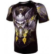 Рашгард Venum Viking 2.0 Rashguards Short Black Yellow