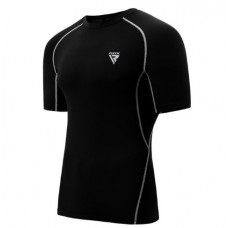 Рашгард з коротким рукавом RDX Lycra Black