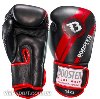 Рукавички Booster Pro Foil V3 Boxing Gloves black / red