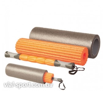 Ролик для йоги 3в1 LiveUp YOGA ROLLER SET LS3765