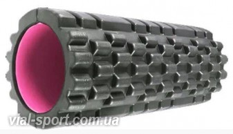 Роллер масажний Power System Fitness Foam Roller PS-4050 Black / Pink