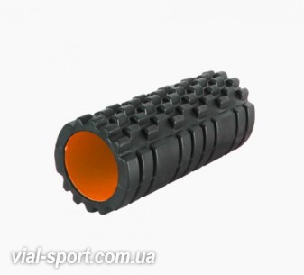 Роллер масажний Power System Fitness Foam Roller PS-4050 Black / Orange