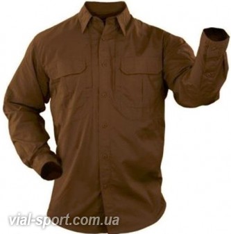 Сорочка тактична "5.11 Tactical Taclite Pro Long Sleeve Shirt" Battle Brown