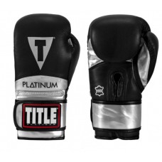 Рукавички тренувальні TITLE Platinum Momentous Training Gloves чорний/сріблястий