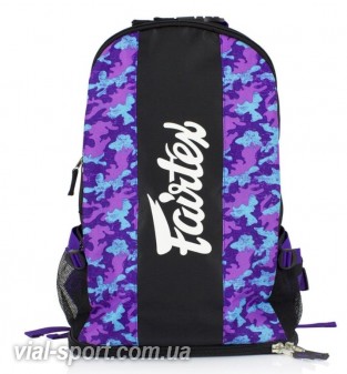 Рюкзак Fairtex BAG-4 Чорний-фіолетовий