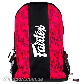 Рюкзак Fairtex BAG-4 Чорний-червоний